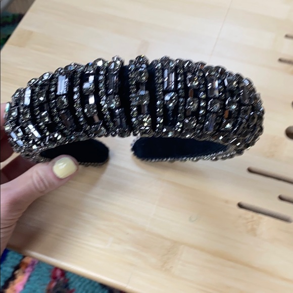 Crystal velvet headband new - Picture 3 of 10